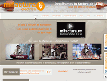 Tablet Screenshot of mifactura.es